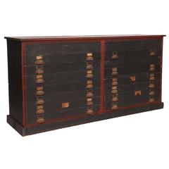 Hand-Painted Turn of the Century Chest 10