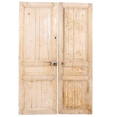 Pair of French 19th Century Wooden Doors