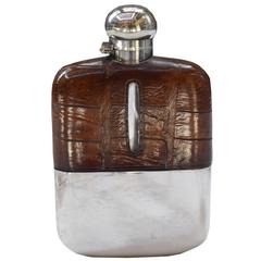 Crocodile Hip Flask by Wilmott Manufacturing Co.