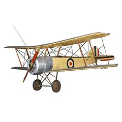 1950s Hand-Built WWI Sopwith Airplane Model 6