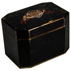 Vintage Hand-Painted Wooden Box