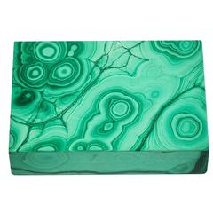 Silver-Mounted Malachite Box 3