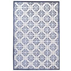 Hand-Knotted Tibetan Stark Rug