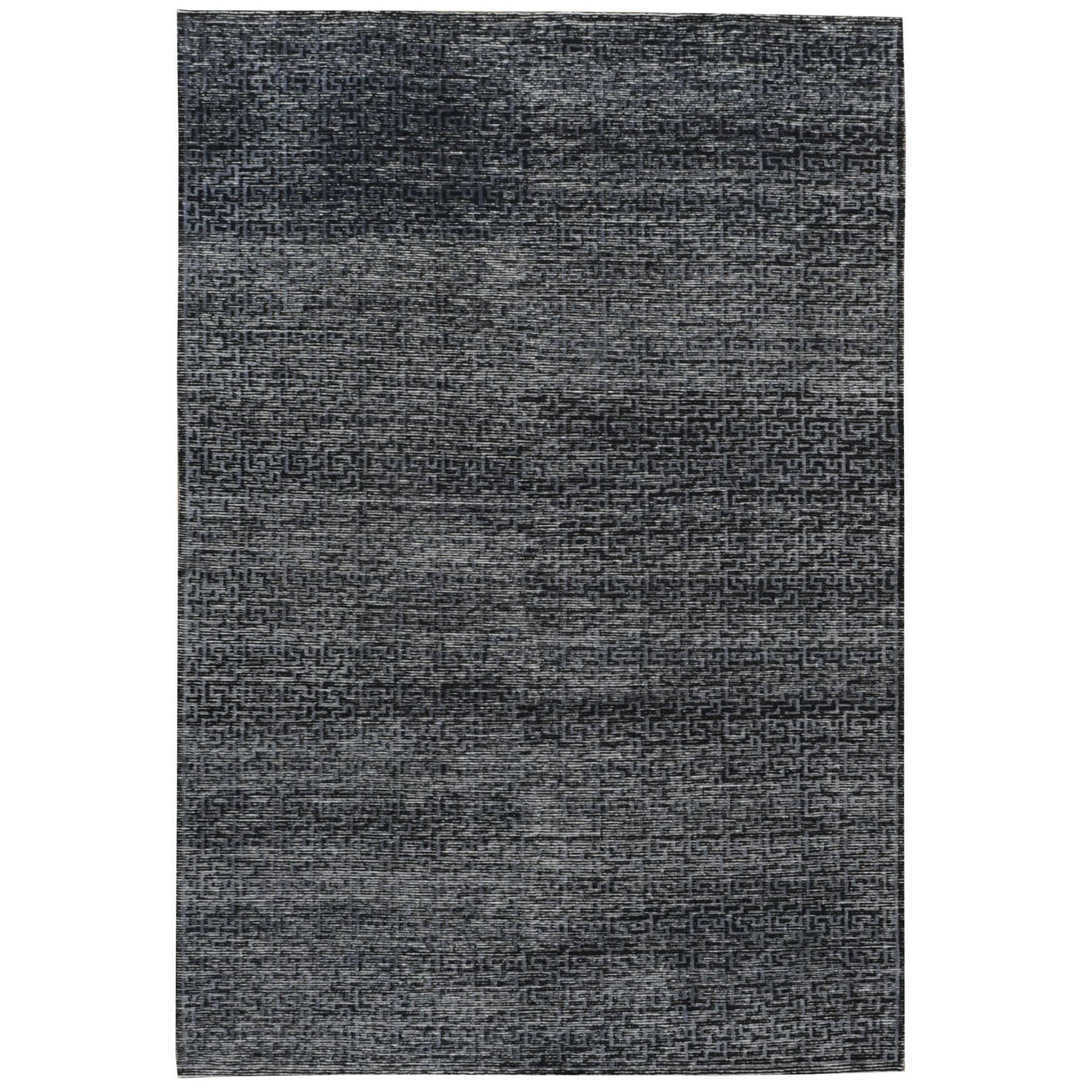 Stark Hand-Knotted Tibetan Rug For Sale