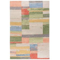 Hand-Knotted Tibetan Stark Rug