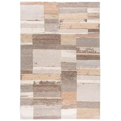 Stark Hand-Knotted Tibetan Rug