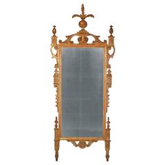 18th Century Italian Gilt Wood Mirror