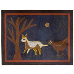 Eddie Arning, Bird Chasing Dog 4