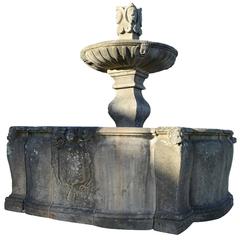Rare Ceremonial Stone Fountain, 17th Century