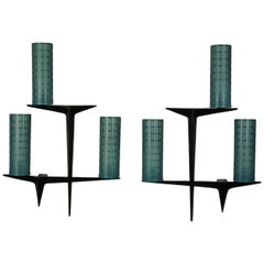 Two sconces by Arlus