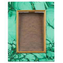 Malachite Picture Frame, circa 1920