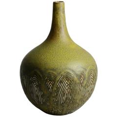 "Living Stones" Vase with Solfatara Glaze by Axel Salto for Royal Copenhagen 10