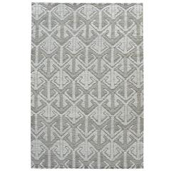 Hand-Knotted Stark Rug