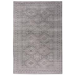 Hand-Knotted Stark Rug