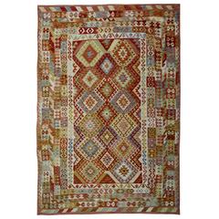 Afghan Kilim Rugs with Traditional Designs