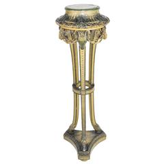 Louis XV Style French Painted Pedestal