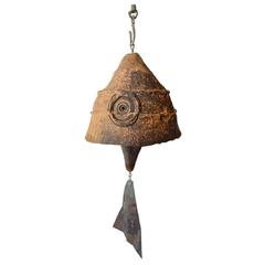 Vintage Ceramic Windbell by Paolo Soleri for Arcosanti