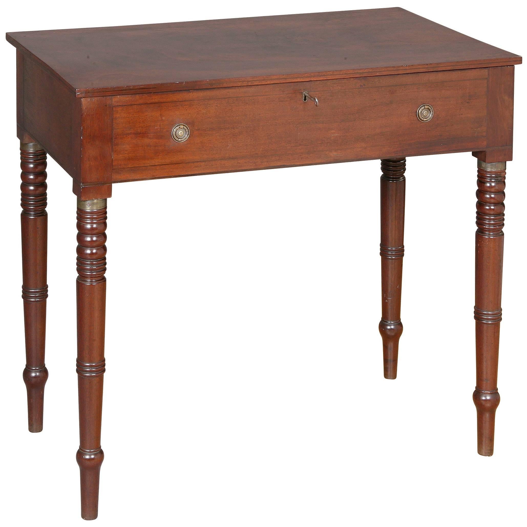 Georgian Campaign Washstand Table For Sale
