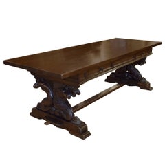 Heavily Carved Table from Italy