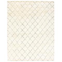 Hand-Knotted Moroccan Stark Rug