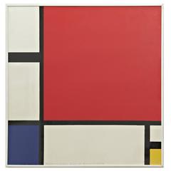 Serigraphy after Piet Mondrian, Composition ii in Red, Blue and Yellow