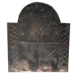 Antique Cast Iron for Fireplace, 1689 3