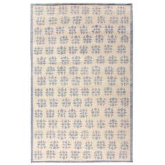 Hand-Knotted Stark Rug