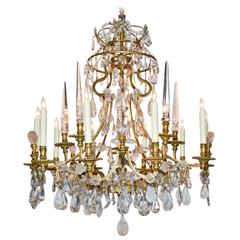 Exceptional 18th Century French Gilt Bronze Chandelier 12