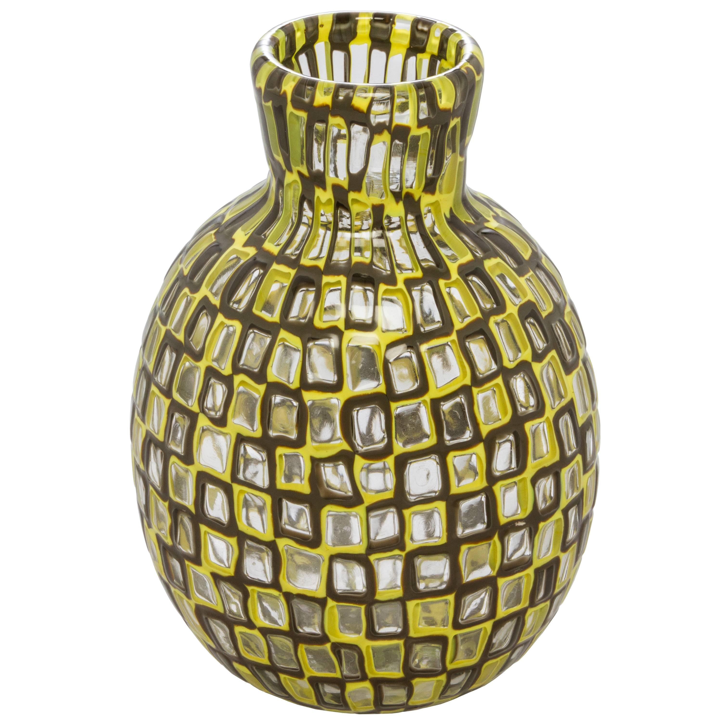 Venini Occhi Vase at 1stDibs