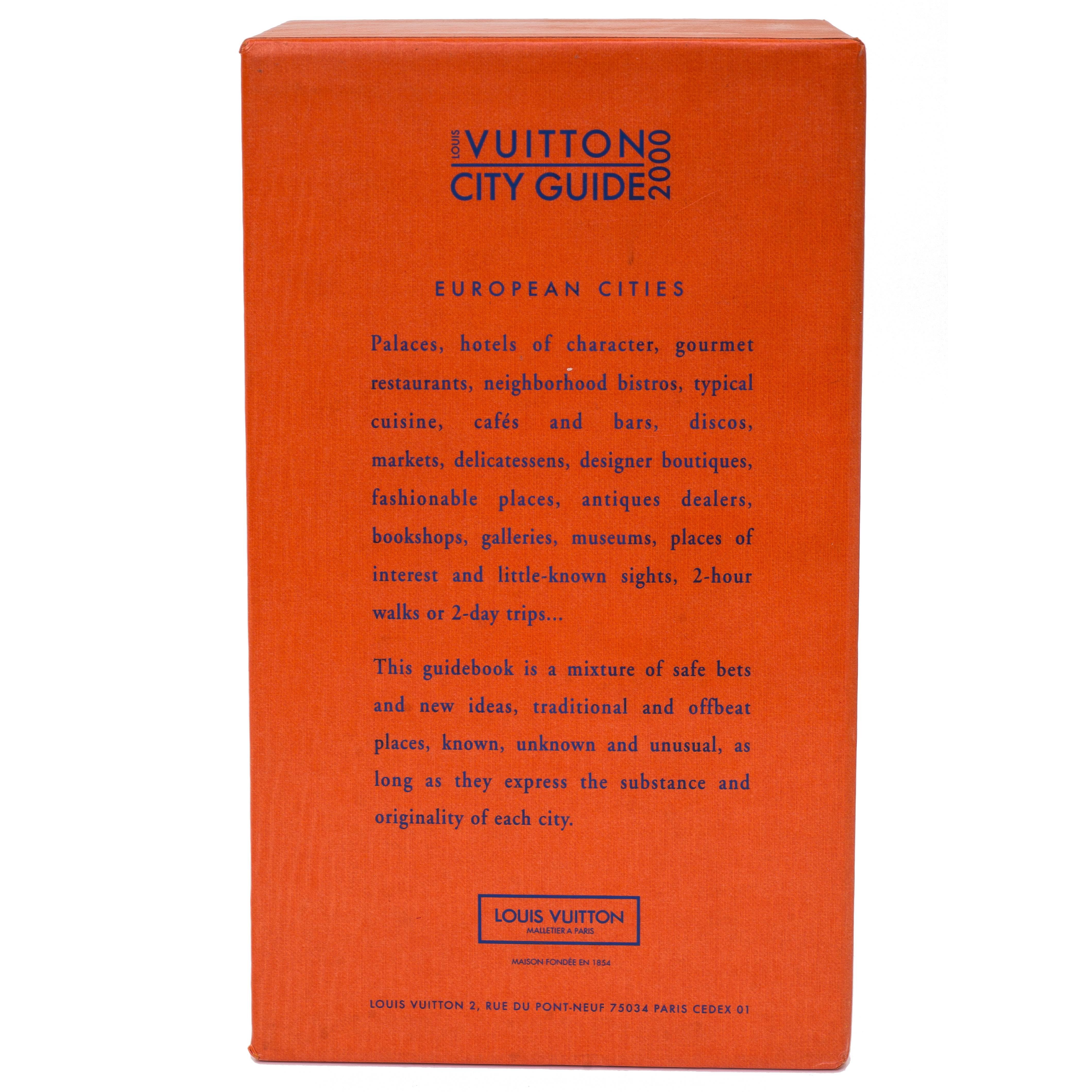 Rare Original Louis Vuitton European City Guide, 2000