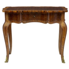 1920s French Rosewood Writing Side Table