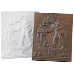 „“Mailman“, seltene und wichtige WPA-Maquette und Bronze von Rudolf Henn