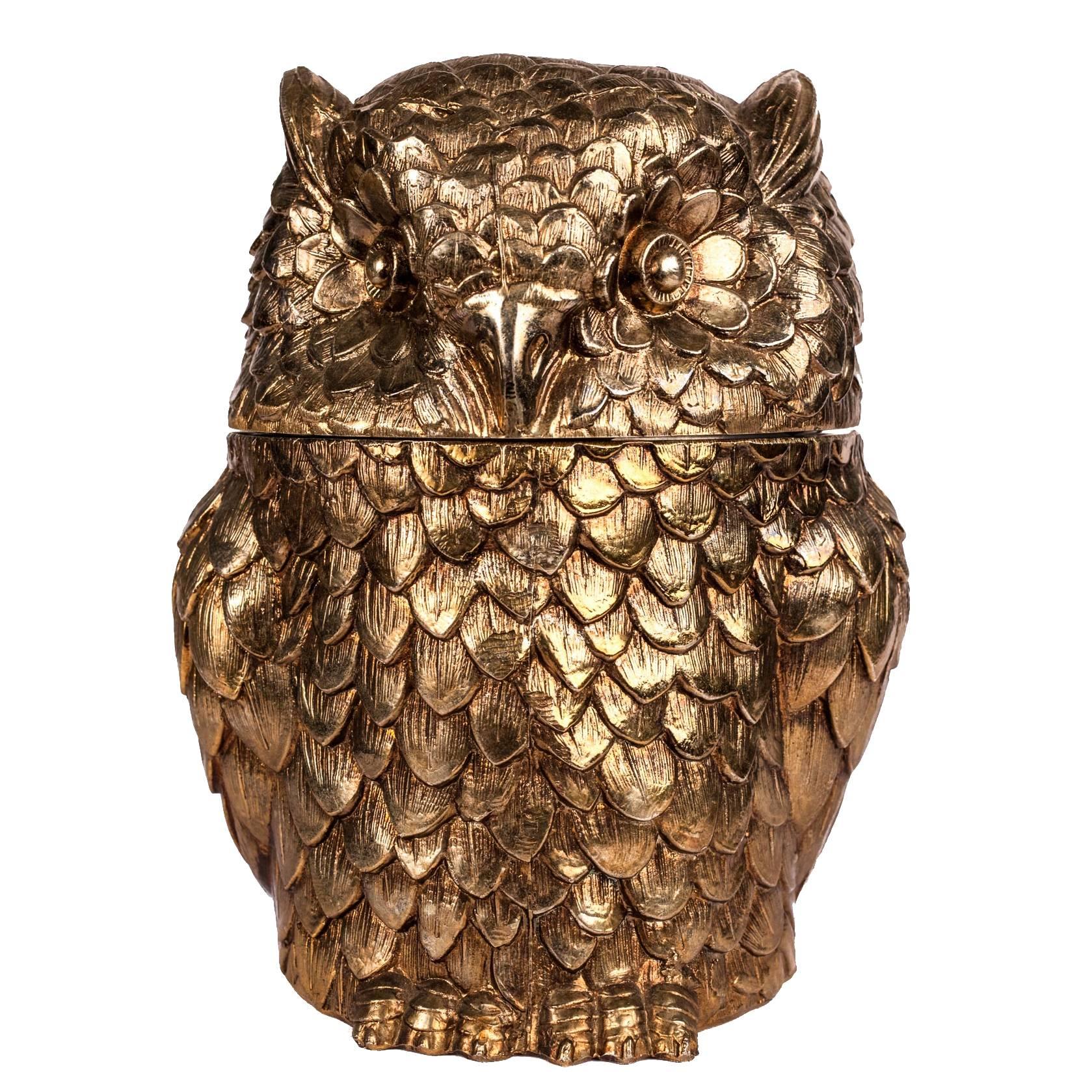 Owl Ice Bucket by Mauro Manetti For Sale