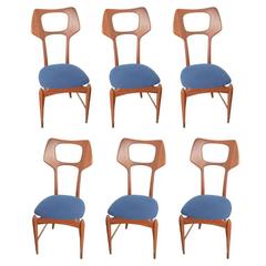 Set of Six Italian  Dining Chairs