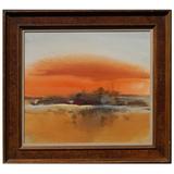 Peinture « Orange Sky » de Tom Perkinson