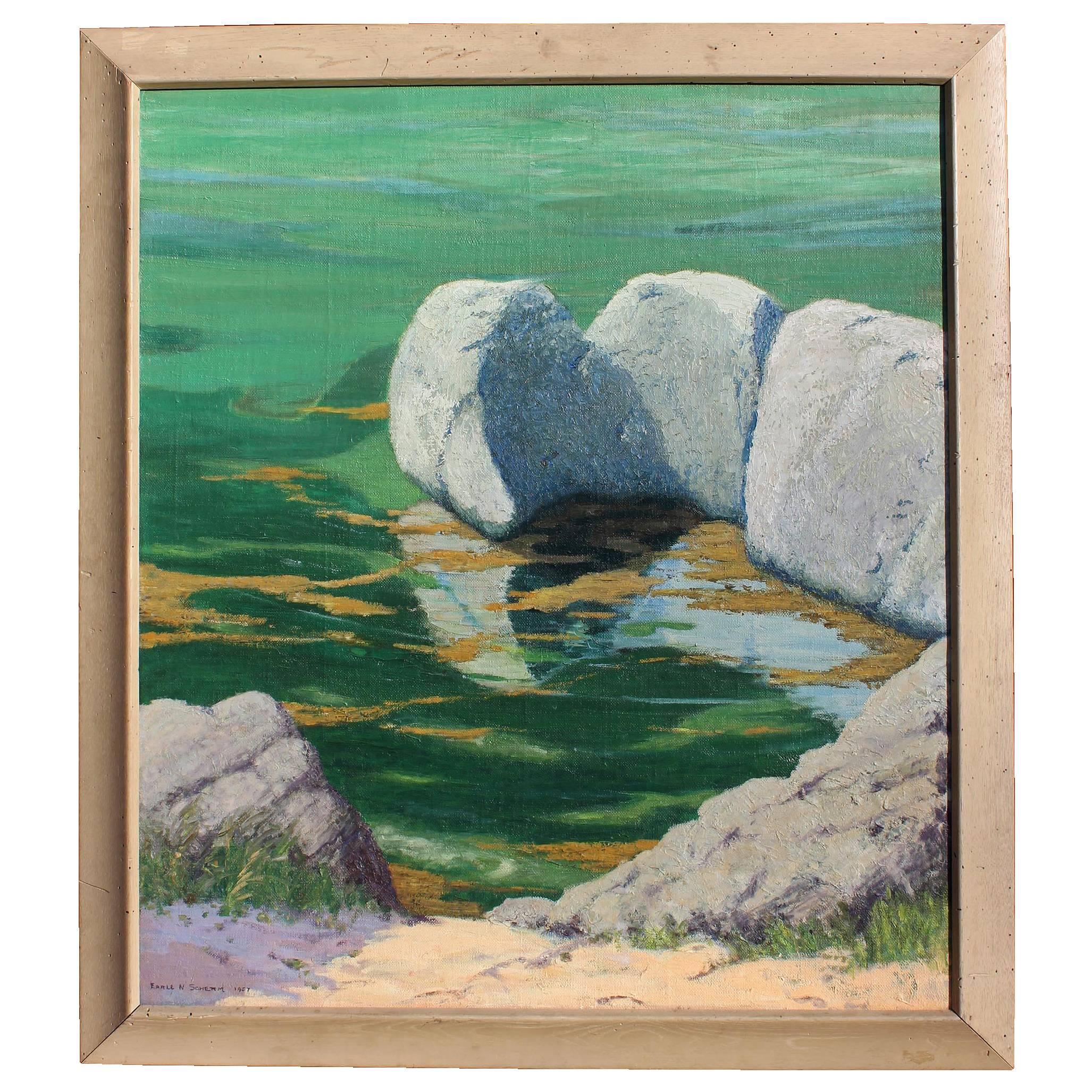Large Seascape Oil Painting