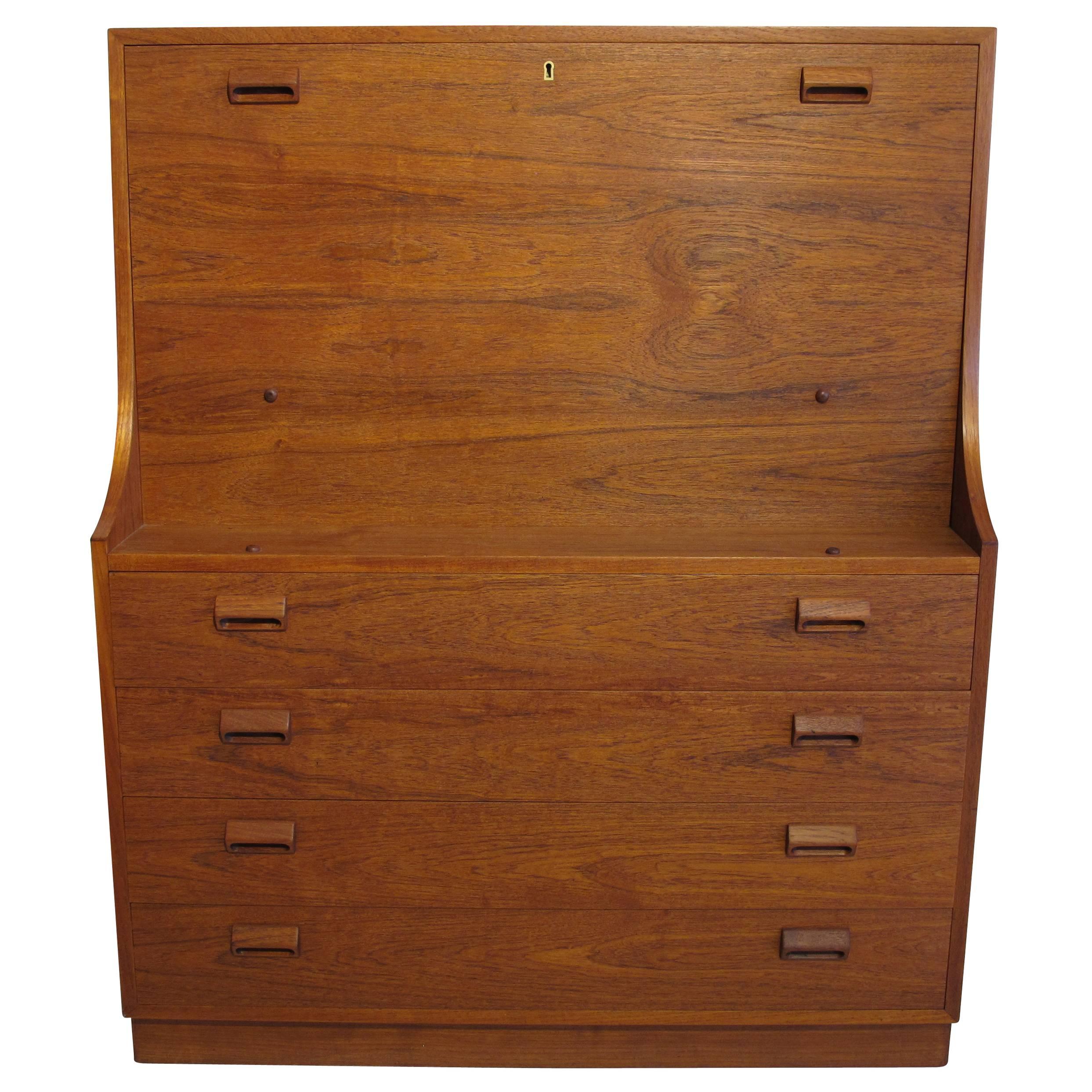 Borge Mogensen Danish Teak Secretary Desk