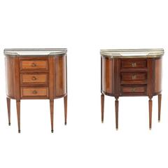 Pair of French Mahogany End-Tables