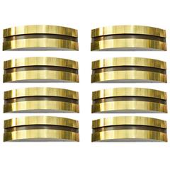 Set of Eight Wall Lights