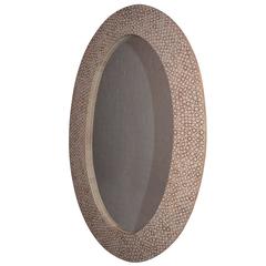 Bamboo Inlay Oval Mirror 5