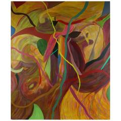 Oversized Ribbons Abstract Painting 7