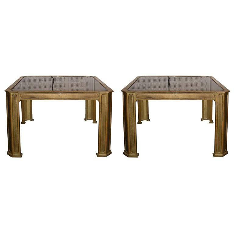 Two 1970s End Tables by Van Heeck