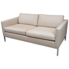 Knoll Style Two-Seat Upholstered Sofa