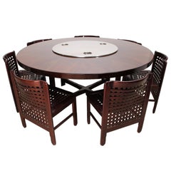 Lazy PT136 Heavy Duty Round Table Dining Glass Restaurant Lazy Susan  Turntable for 8~10Feet 1600mm