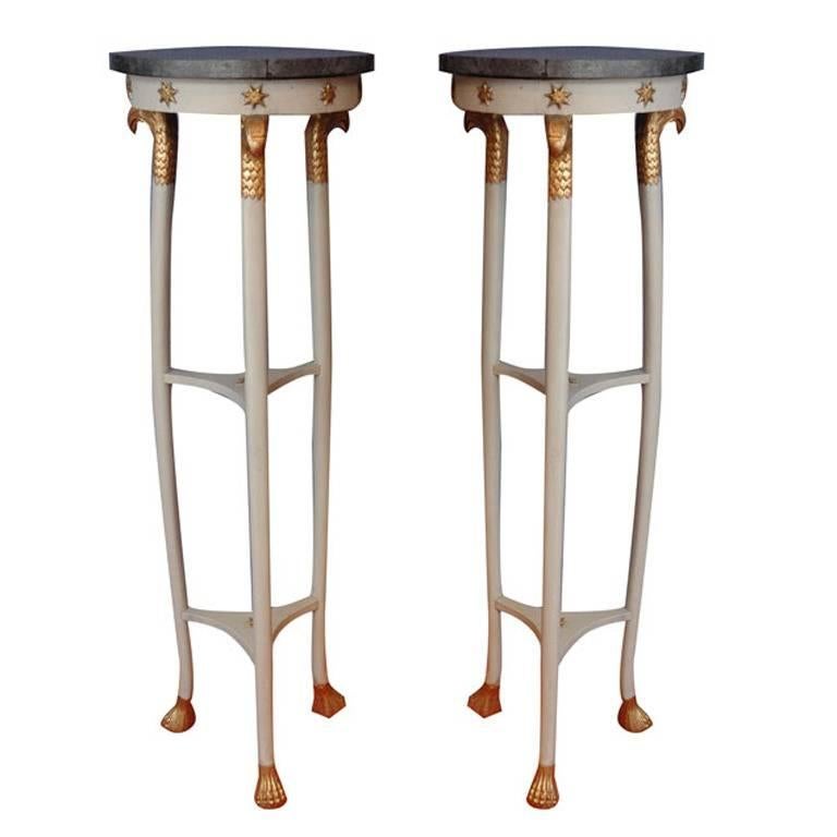 Pair of 19th Century English Regency Stands