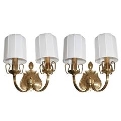 Pair of Austrian Art Deco Sconces 8