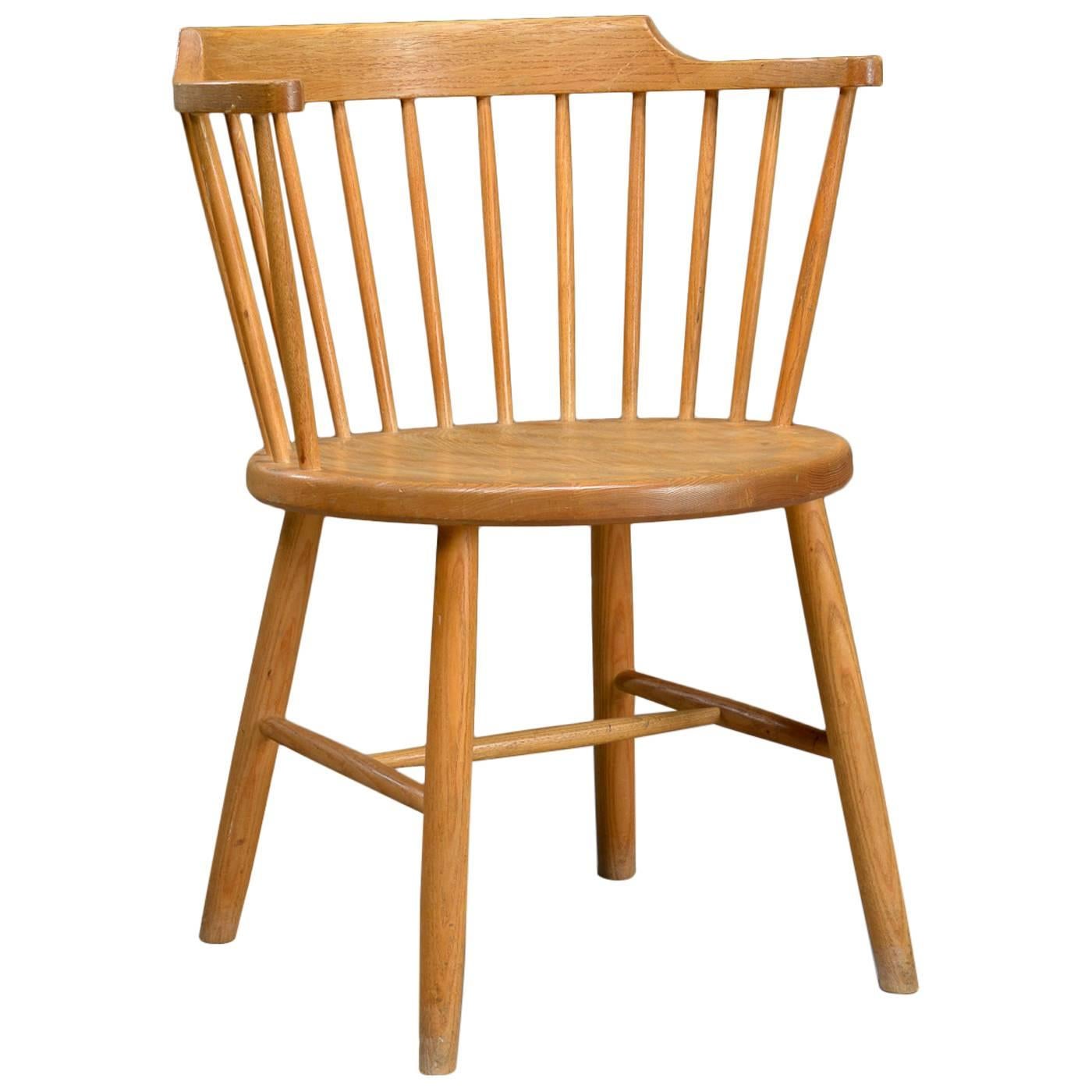 Oak Chair Model 3249 by Børge Mogensen For Sale