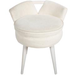Paul Frankl for Johnson Furniture Co. Swivel Vanity Stool