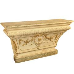 18th Century Altar Console in Painted Wood from Portugal 1