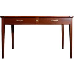 Eugene Printz, 1932 Art Deco Mahogany Desk 9